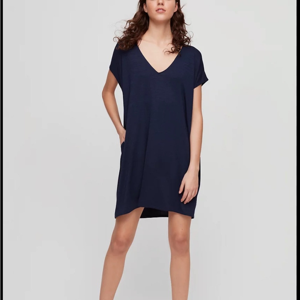 WILFRED FREE MARCOUX DRESS Medium Navy